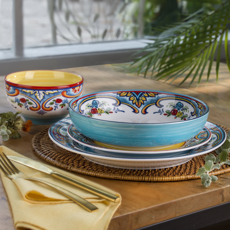 Euro Ceramica Zanzibar 20 Piece Dinnerware Set & Reviews | Wayfair